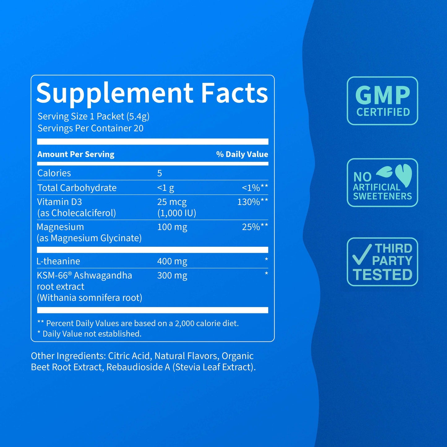 Calming Drink Mix - Raspberry Lemonade Flavor