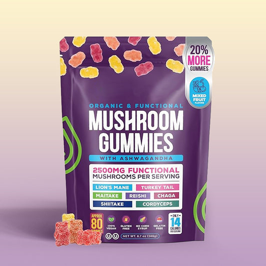 Mushroom Gummies - 100% Organic & Functional