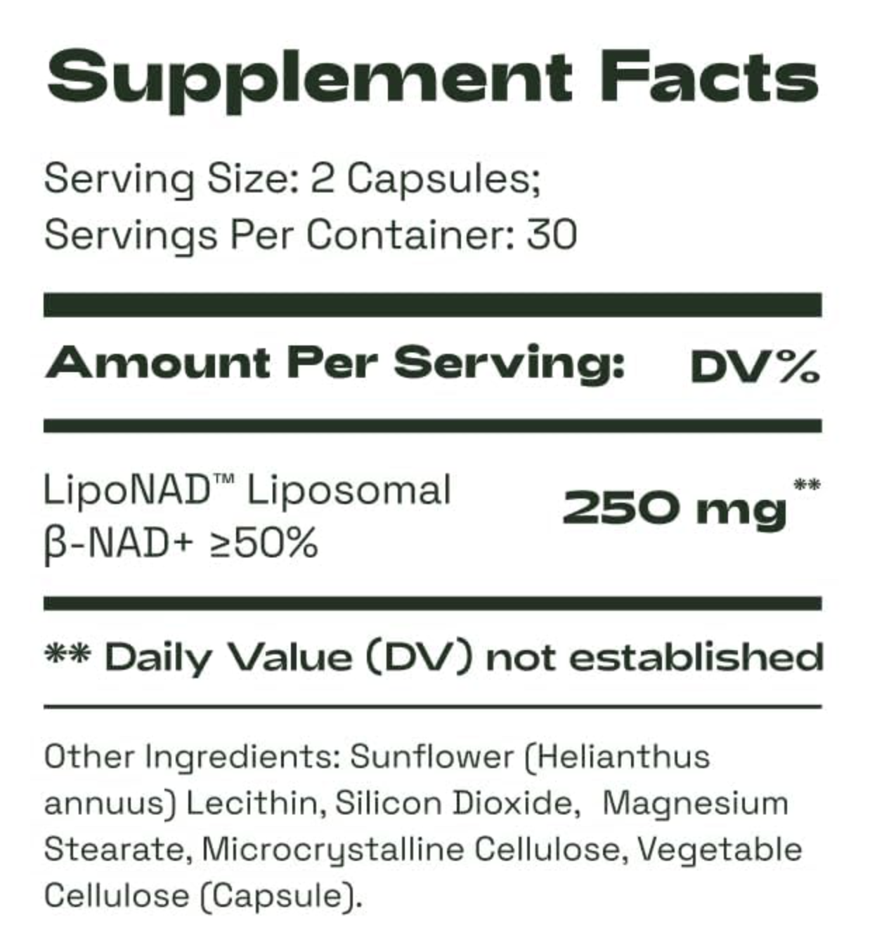 NAD+ Supplement for Skin Aging Support, Energy, and Focus