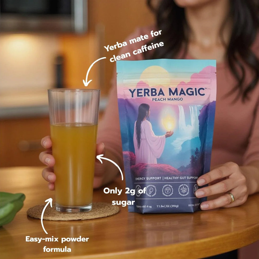 Yerba Magic - Instant Tea Powder | Peach Mango Flavor